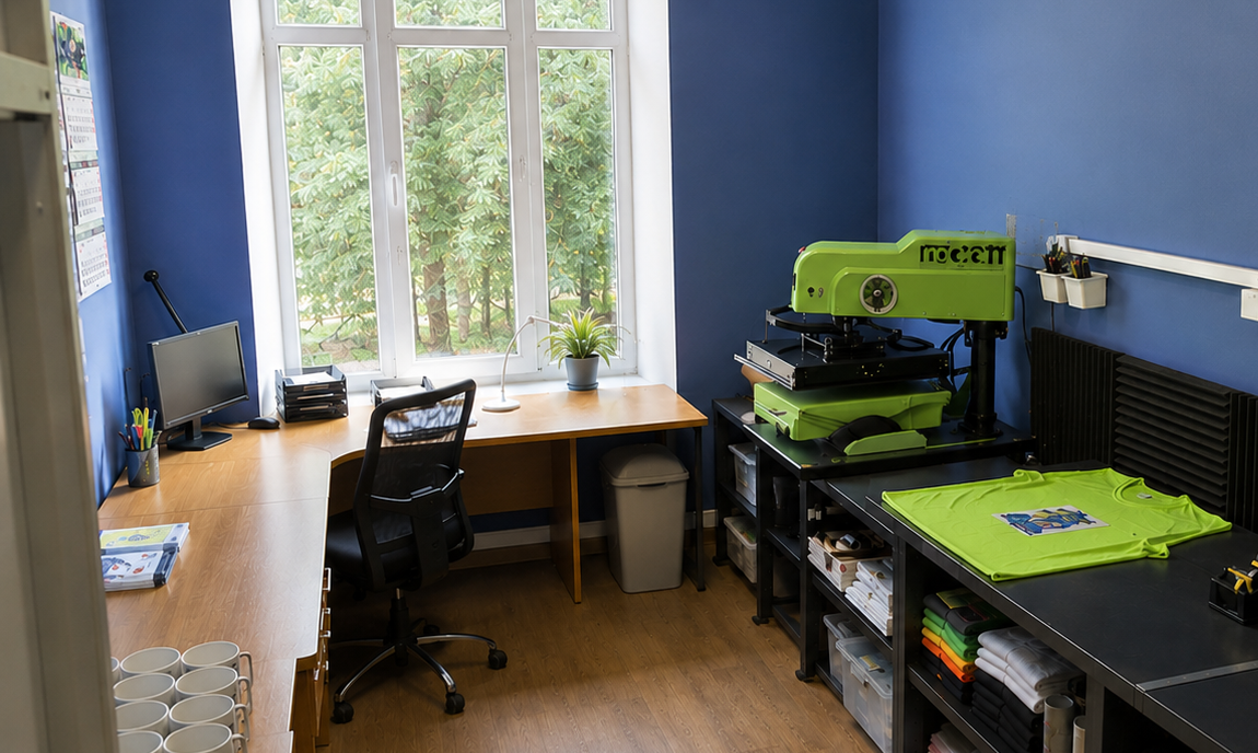 a_wide_well_lit_small_workshop_office_room_photog