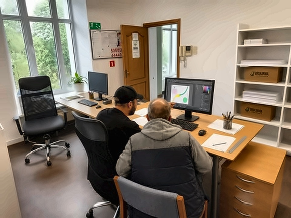Biuro obsługi klienta, projektowanie na miejscu